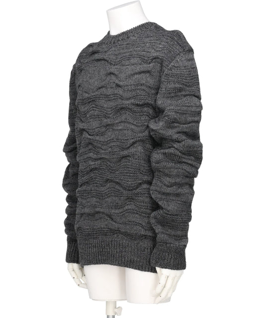 TUCK STITCHED KNIT SWEATER