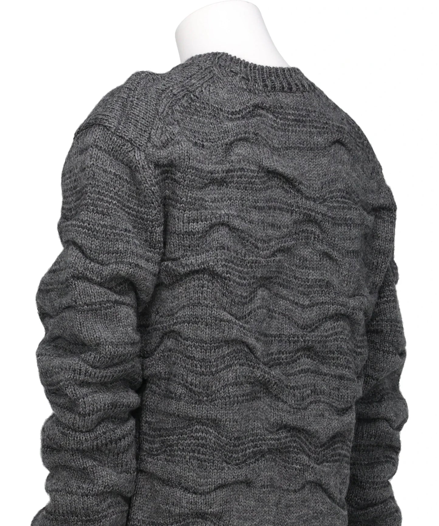 TUCK STITCHED KNIT SWEATER