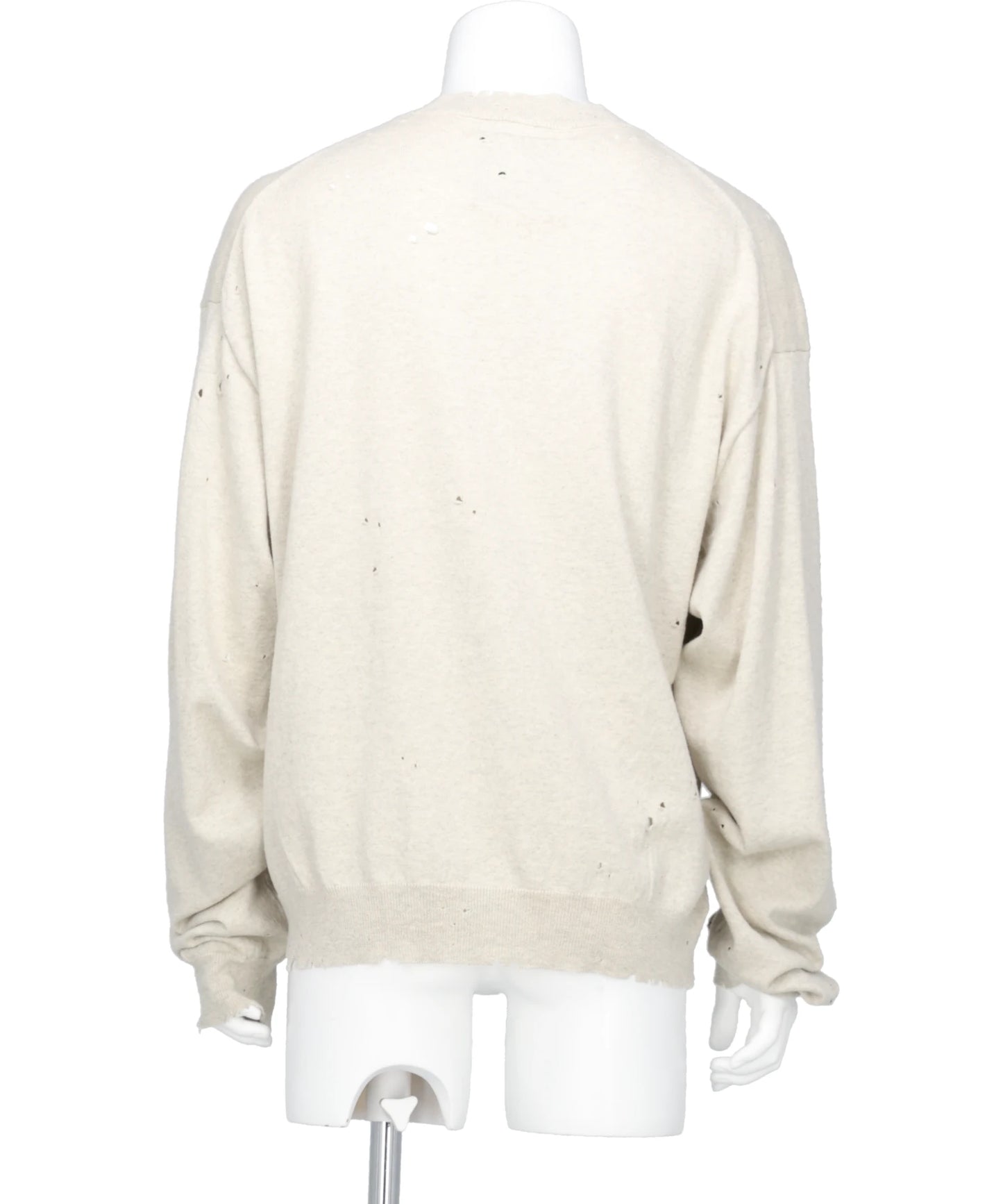 DISTRESSED KNIT PULLOVER