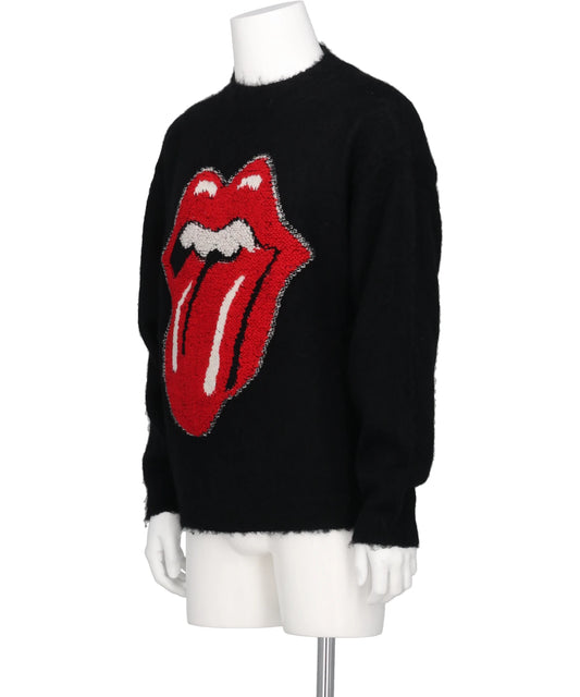 TRS CRW N KNIT/LIPS&TOHGUE
