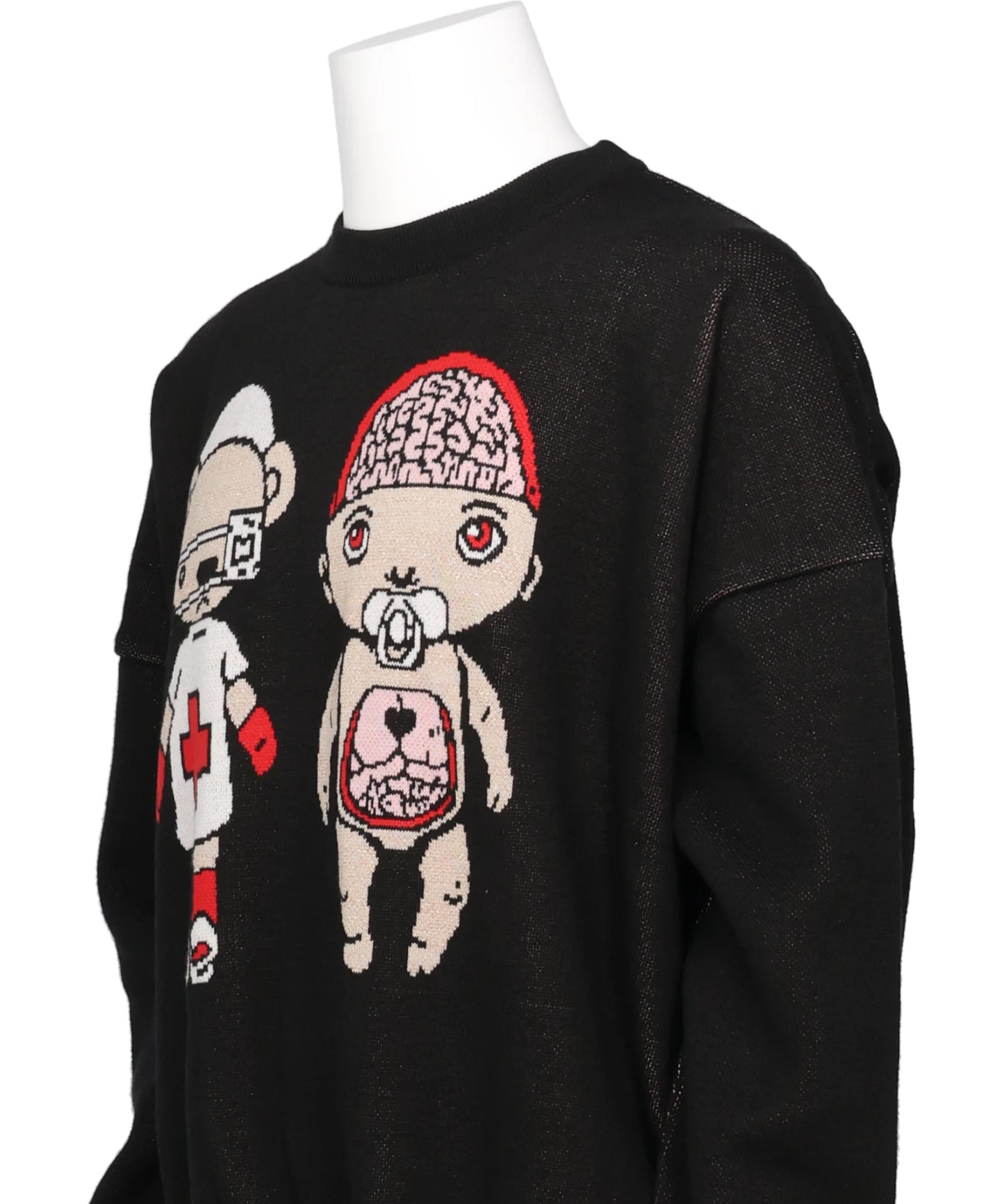 MEDICAL BRAID PULLOVER KNIT