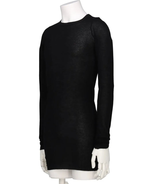 RIB LS T - BLACK