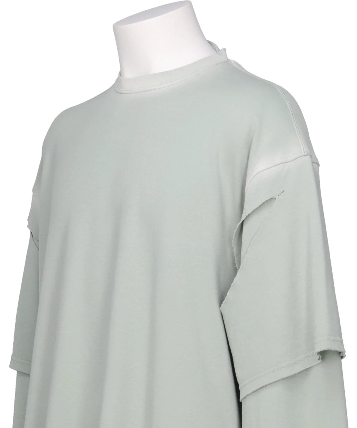 LAYERED L.SLEEVE GREY-S LAB