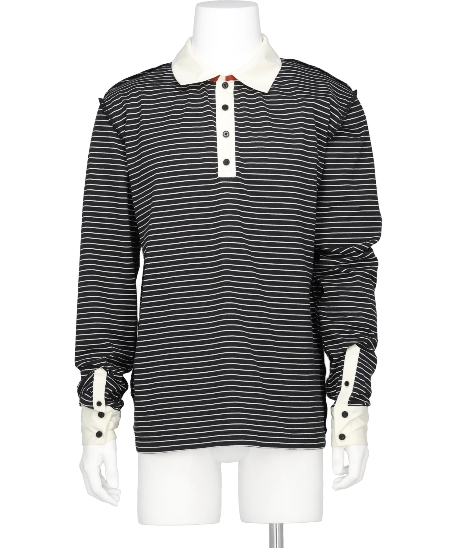 MASU(エムエーエスユー) 2026SS OPPOSITE STRIPE PULLOVER SHIRT