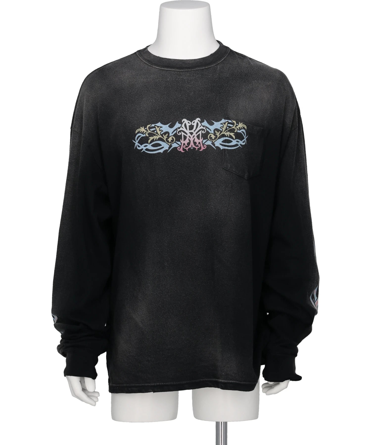 KAMIYA(カミヤ) 2026SS “ROSE-KMY” DISTRESSED LONG-SLEEVET-SHIRT