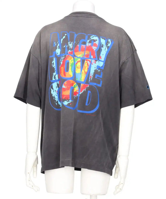 SAINT Mxxxxxx・cactus plant flea market ANGRY LV GD CP_SS TEE