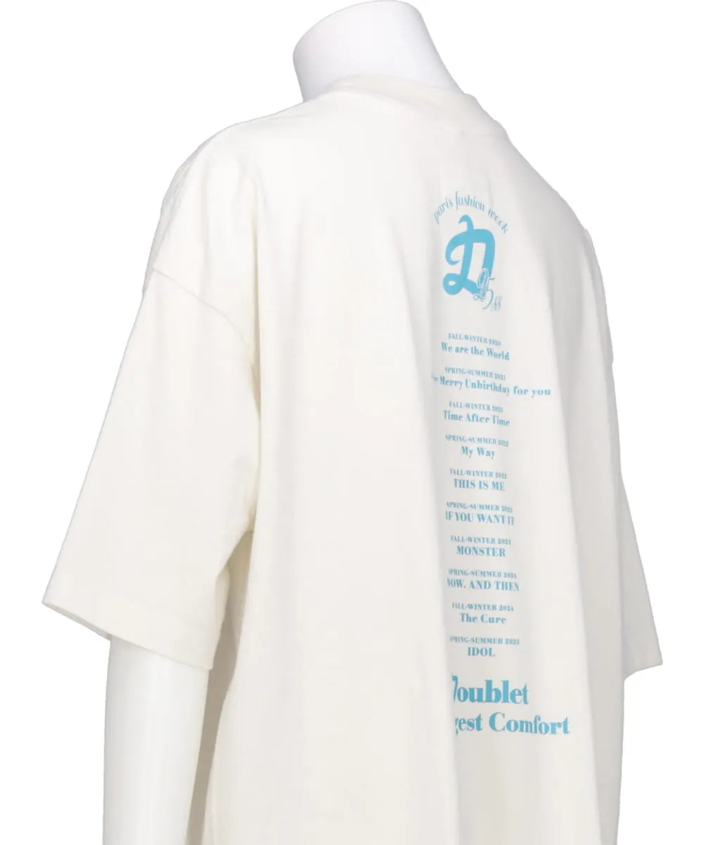 DOUBLET PFW TOUR T-SHIRT