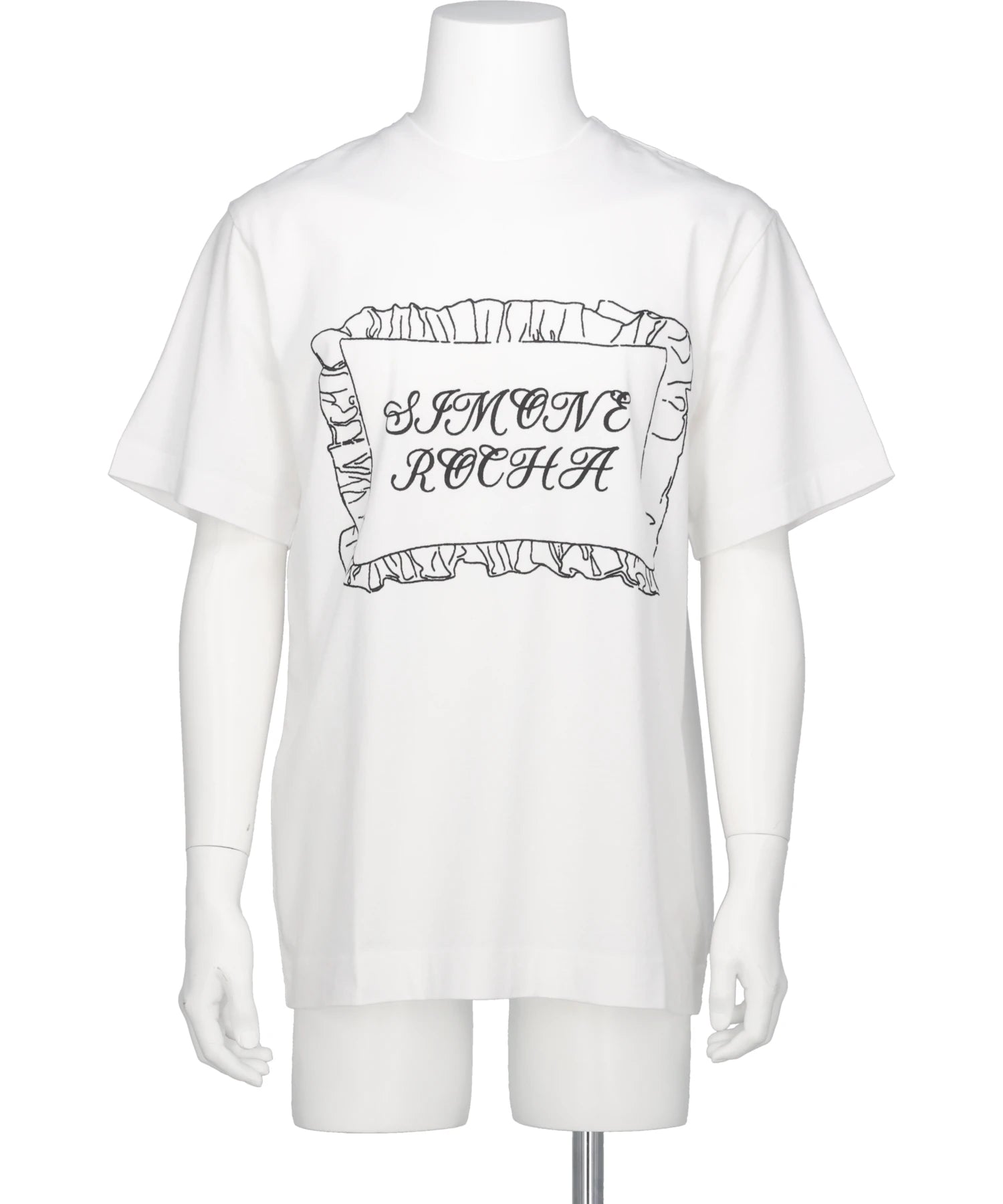 Simone Rocha(シモーネ ロシャ) 2026SS PILLOWCASE LOGO PRINT T-SHIRT
