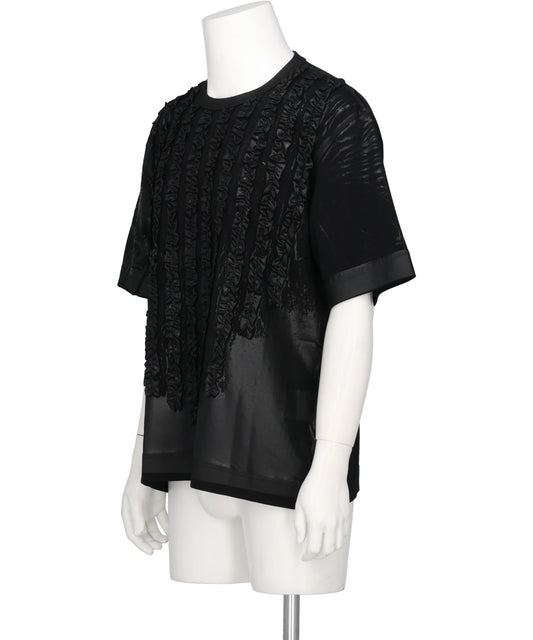 RUFFLE PRINT T-SHIRTS