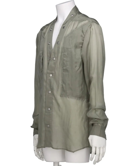 LARRY FOGPOCKET SHIRT - CELADON