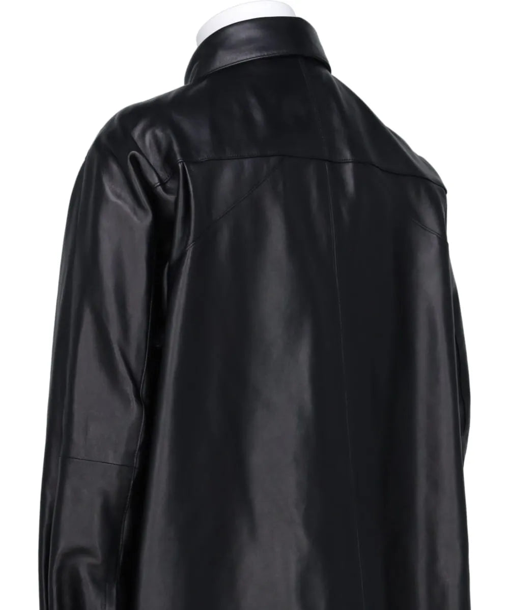 LEATHER OFFICER SHIRT