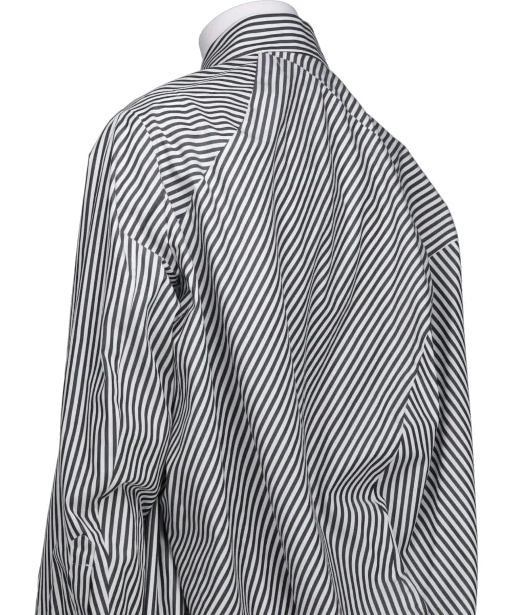 BALL STRIPE SHIRT BLACK�~WHITE