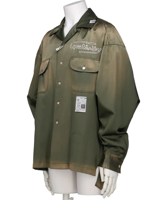 FADED SATIN L/S SHIRTS