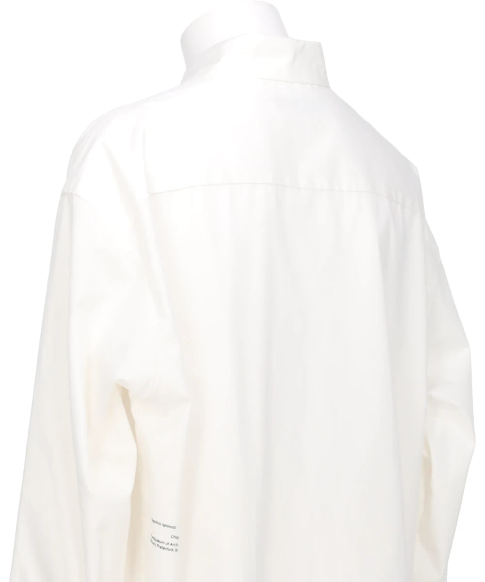 ALMOSTBLACK YASUHIRO ISHIMOTOWOVEN PRINT DRESS SHIRTS