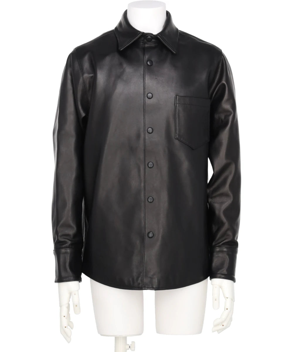 ERNEST W.BAKER(アーネスト・W・ベイカー)LEATHER CLASSIC SHIRT ERNEST W.BAKER(アーネスト・W・ベイカー)LEATHER CLASSIC SHIRT