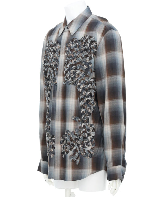 CHECK EMBROIDERY SHIRTS