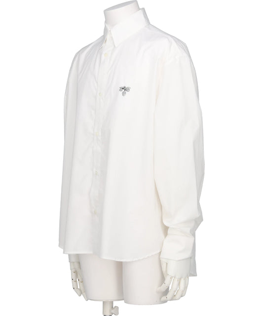 BEADED BUMBLE BEE DRESS SHIRT