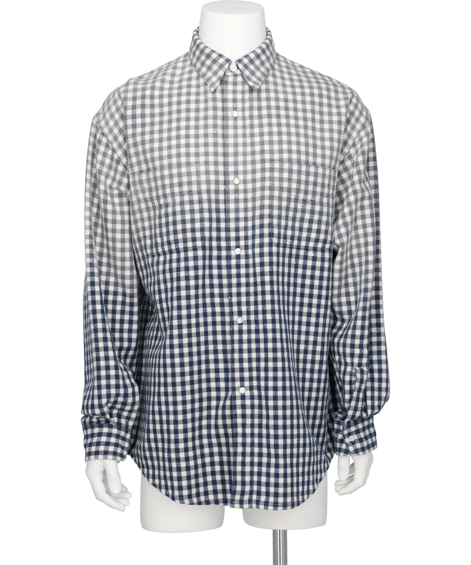 FADED SPARKLING PLAID SHIRT – MIDWEST ONLINE STORE FADED SPARKLING PLAID SHIRT – MIDWEST ONLINE STORE