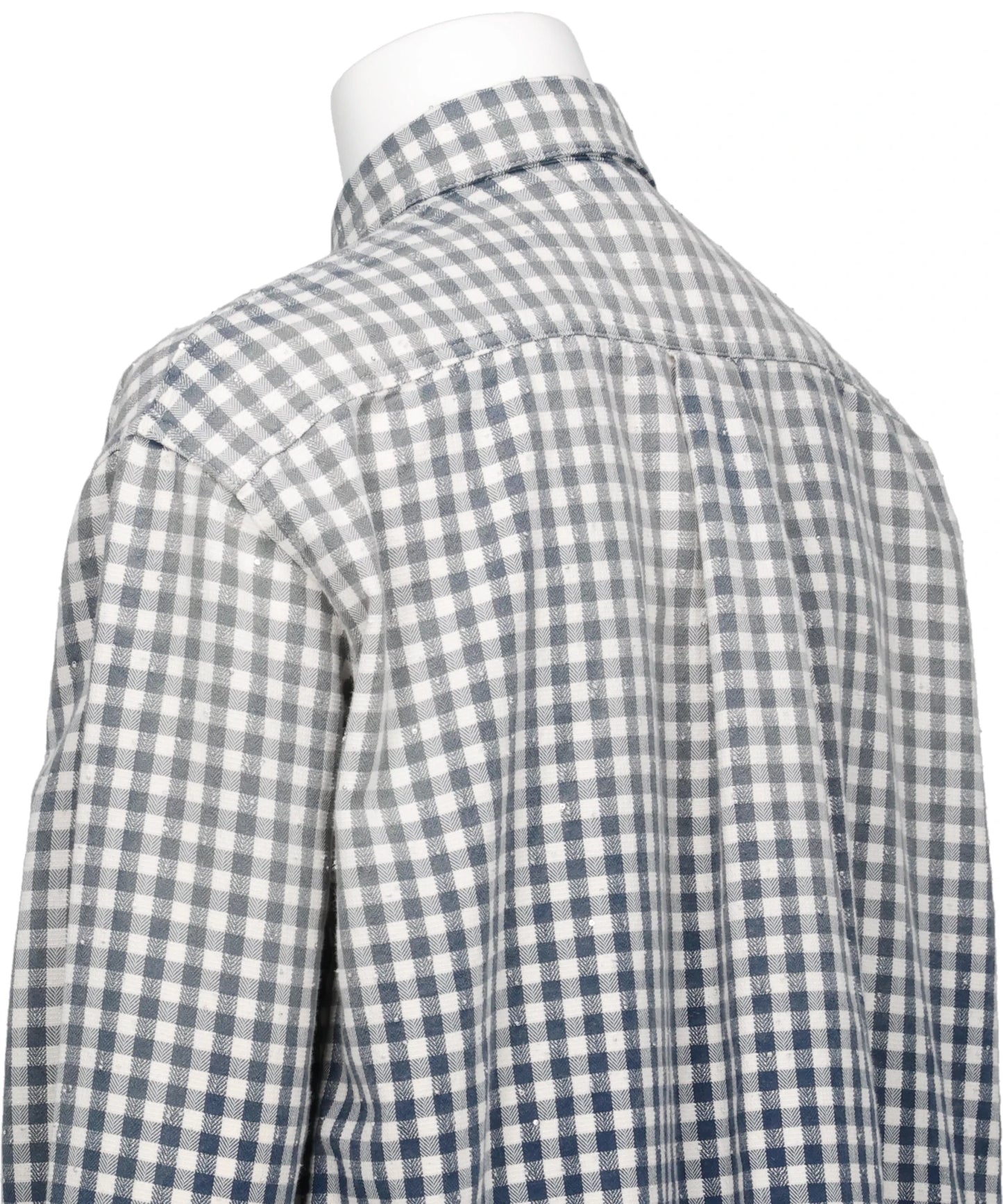 FADED SPARKLING PLAID SHIRT