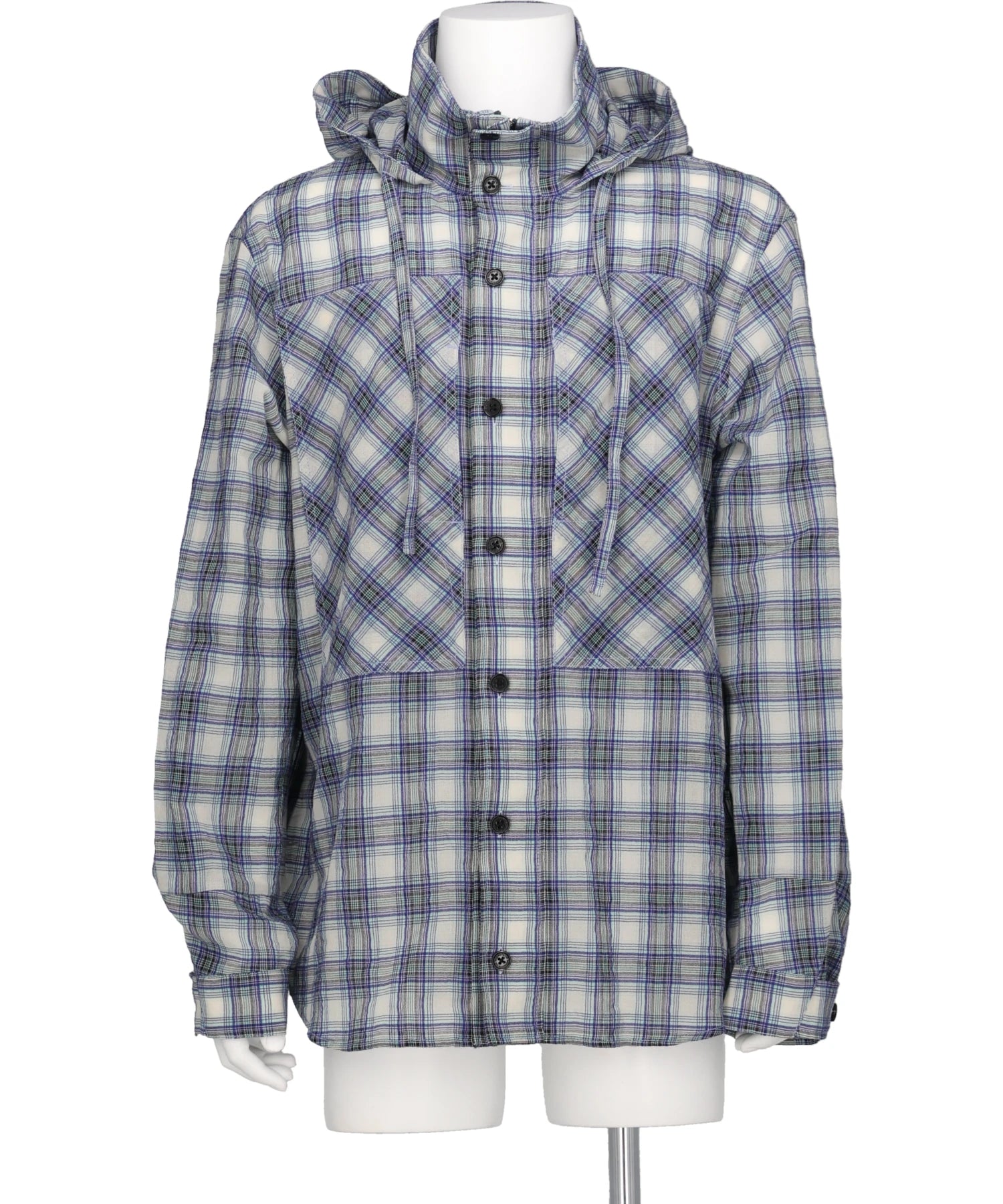 DAIRIKU(ダイリク) 2026SS COTTON CHECK HOODIE WORK SHIRT 26SS-SH1