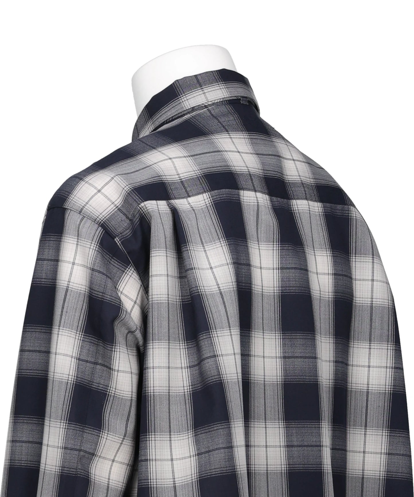 OMBRE CHECK NECKTIE SHIRT