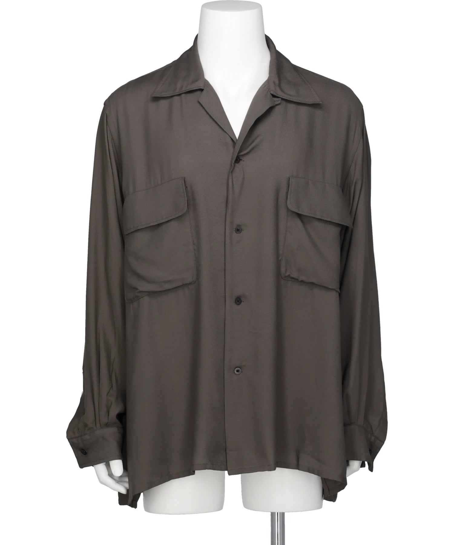 YOKE(ヨーク) 2026SS MODAL DOUBLE POCKET OPEN COLLAR SHIRT