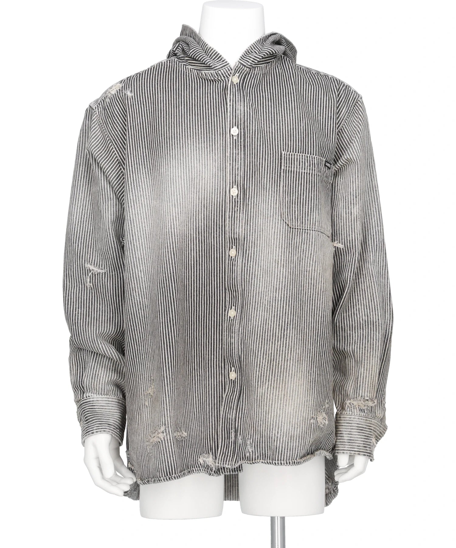 トップス KAMIYA Hooded Hickory Shirt KAMIYA(カミヤ)HOODED HICKORY SHIRT – MIDWEST ONLINE STORE