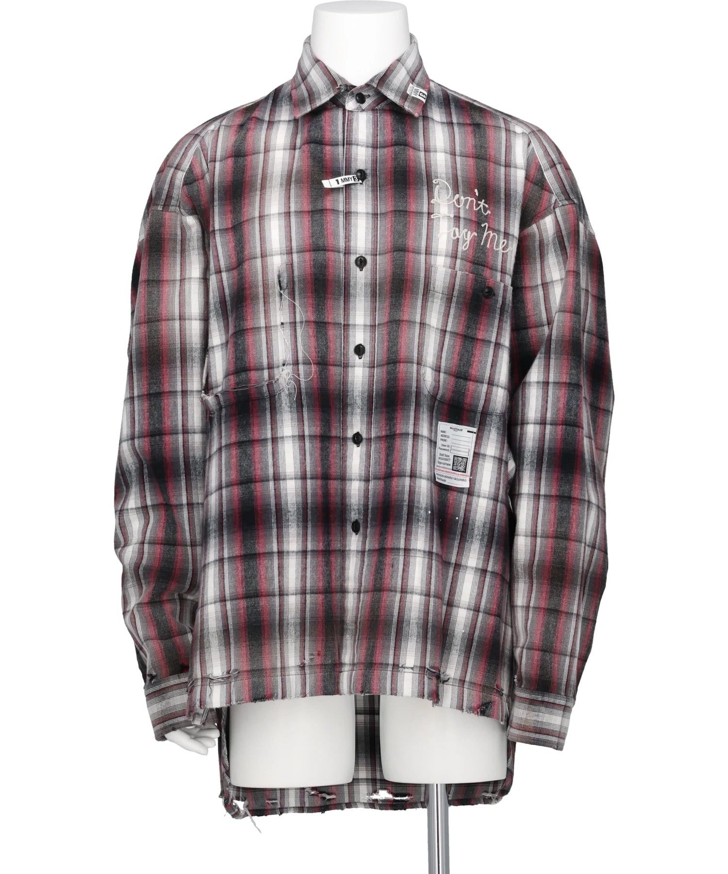 Maison MIHARA YASUHIRO チェックネルシャツ Maison MIHARA YASUHIRO(メゾンミハラヤスヒロ) 2026SS VINTAGE LIKE