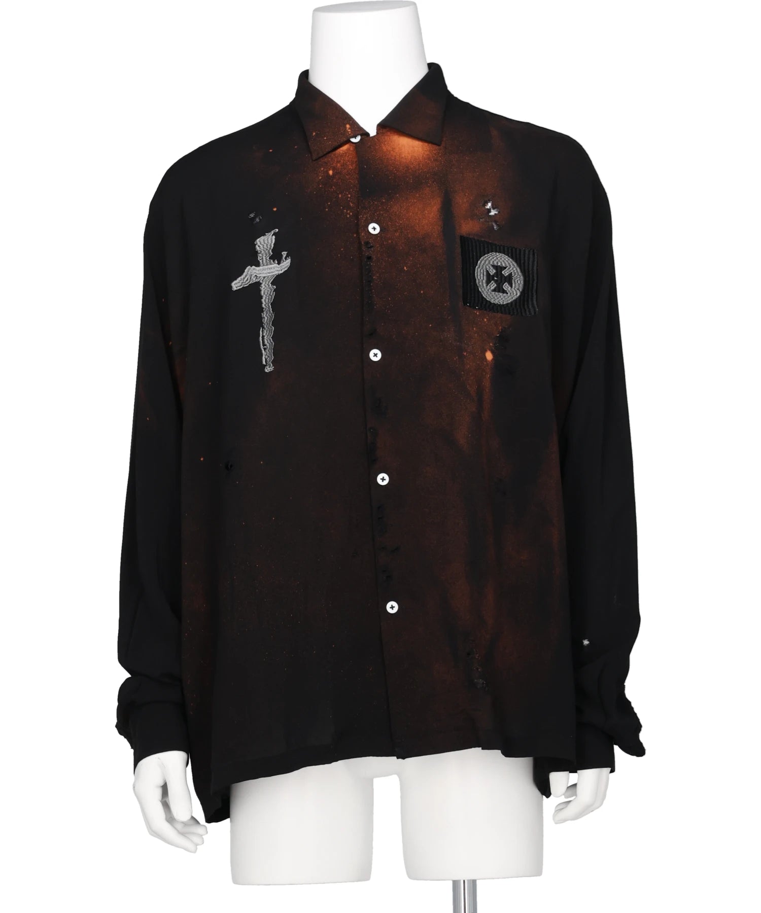 LES SIX(レシス) 2026SS DYED CIVIL EMBROIDERY SHIRT FEMTIO10-SH