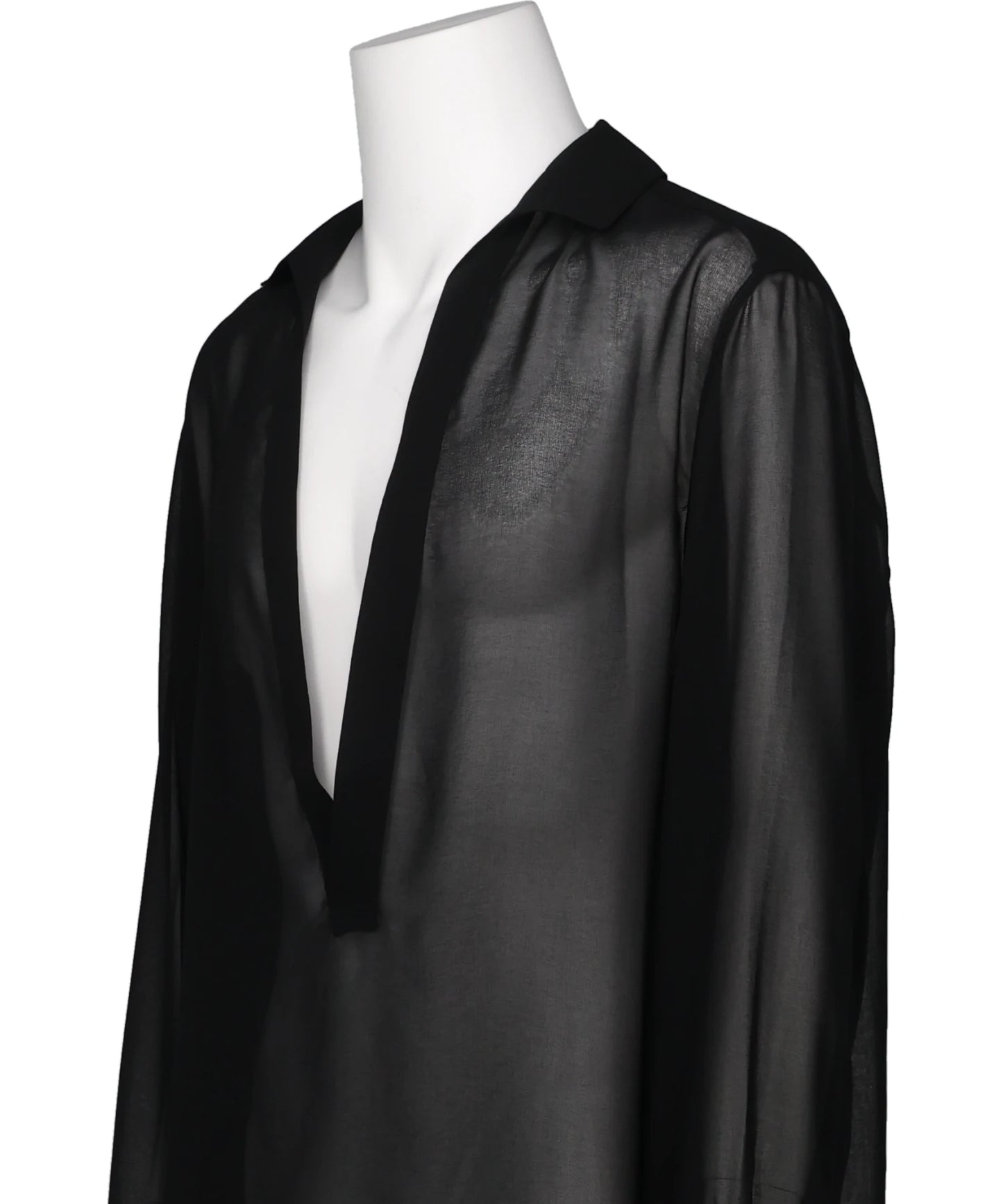 TRANSPARENT VAREUSE SHIRT