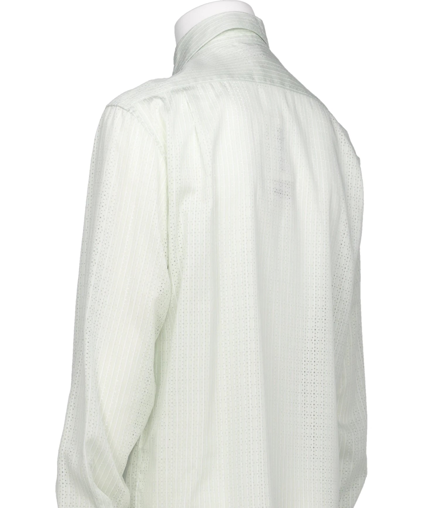 “PUNCHING STRIPE” W-PKT DRESSL-S SHIRT