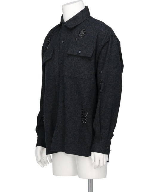 DAMAGE BEADS SHIRT