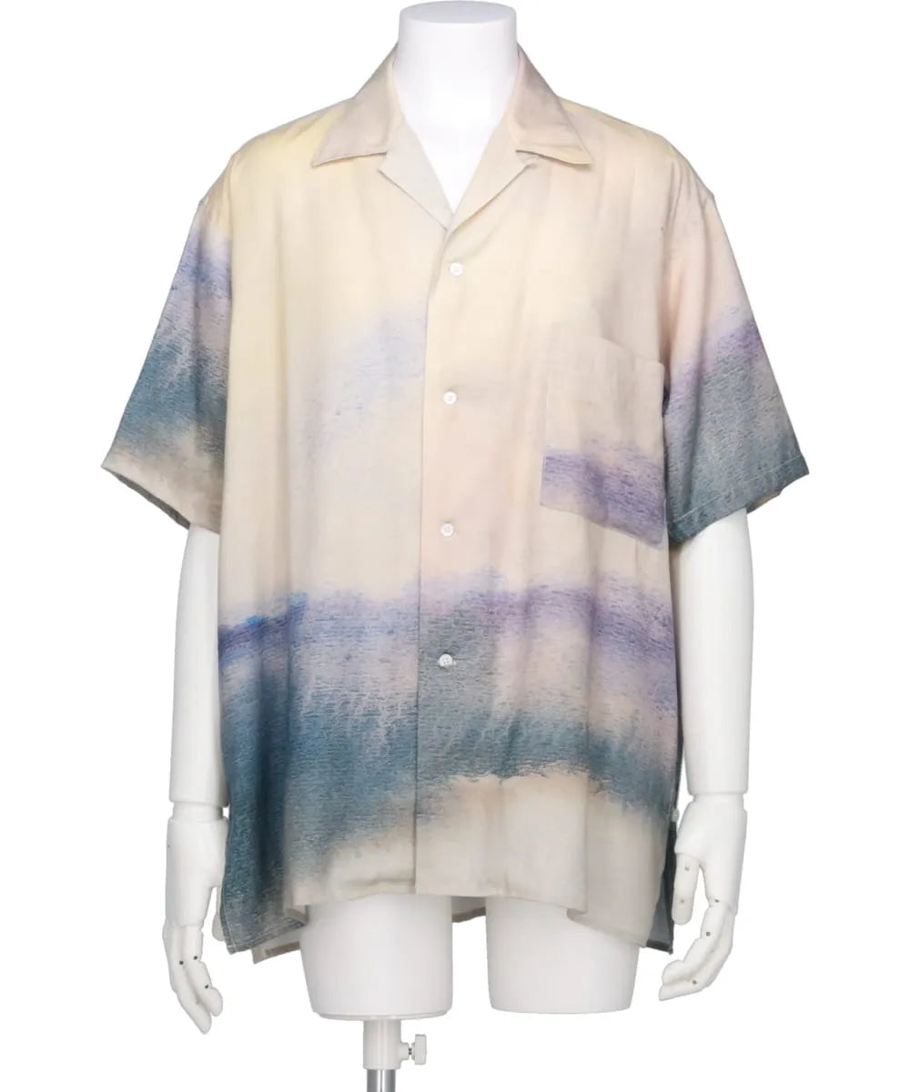 LANDSCAPE PRINTED OPEN COLLAR SHIRT – MIDWEST ONLINE STORE LANDSCAPE PRINTED OPEN COLLAR SHIRT – MIDWEST ONLINE STORE