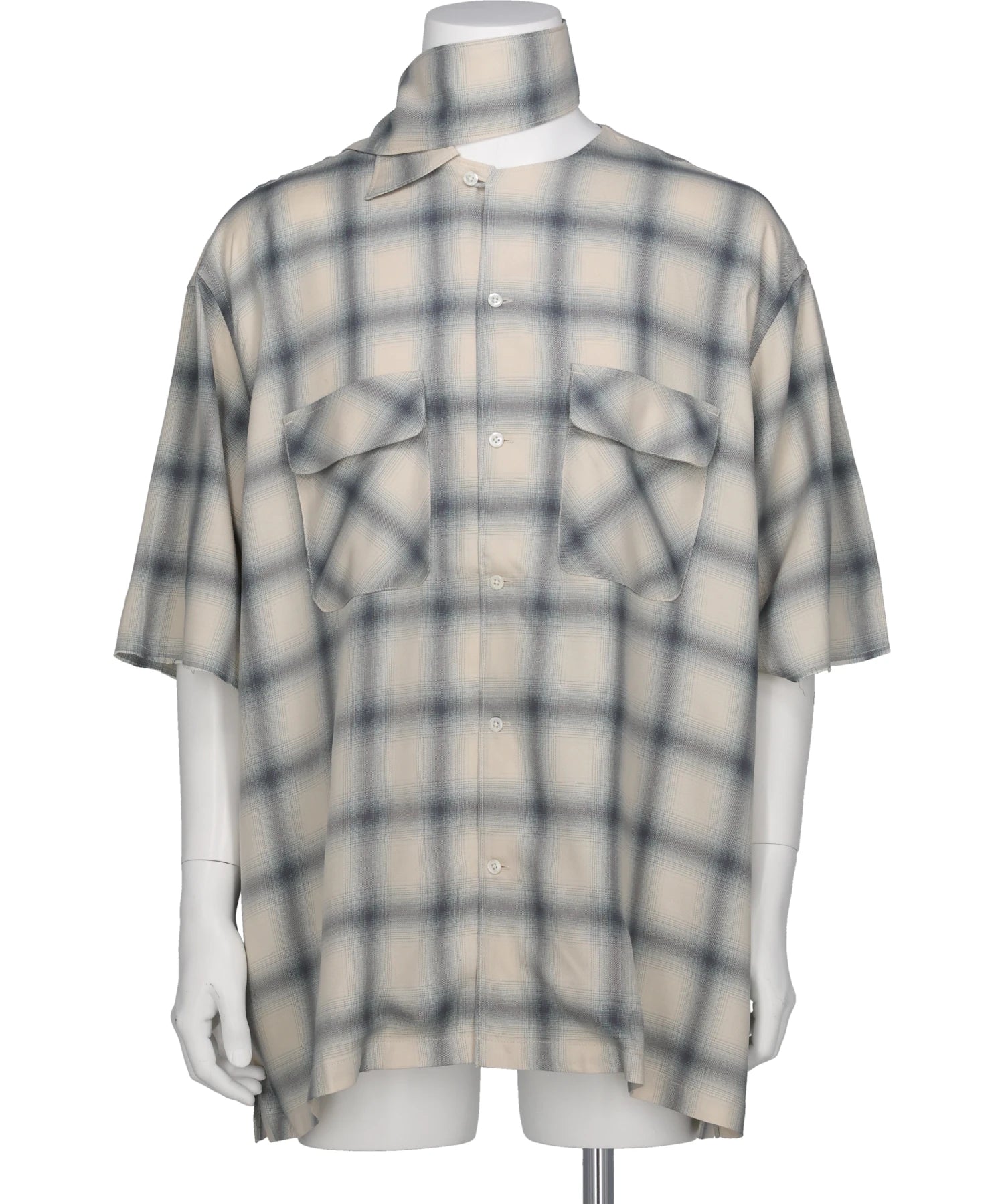 KEISUKEYOSHIDA(ケイスケヨシダ) 2026SS IMITATION LONG COLLAR SHIRT