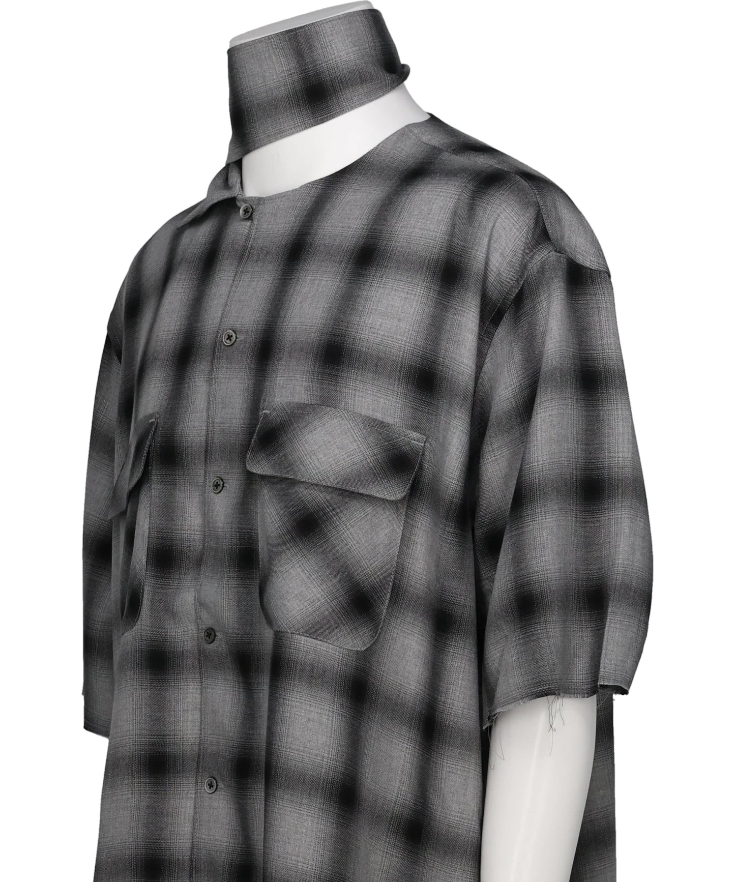 IMITATION LONG COLLAR SHIRT
