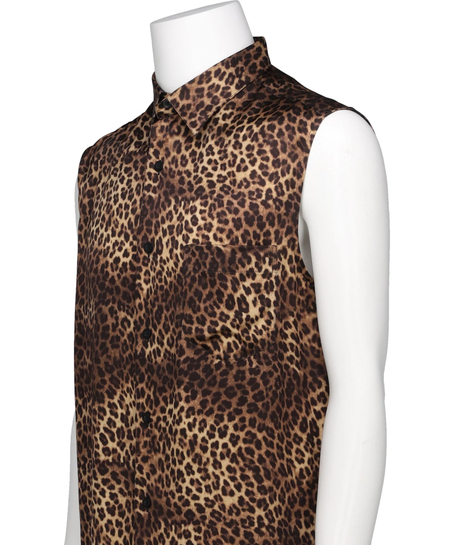 SLEEVELESS SHIRT - CHEETAH