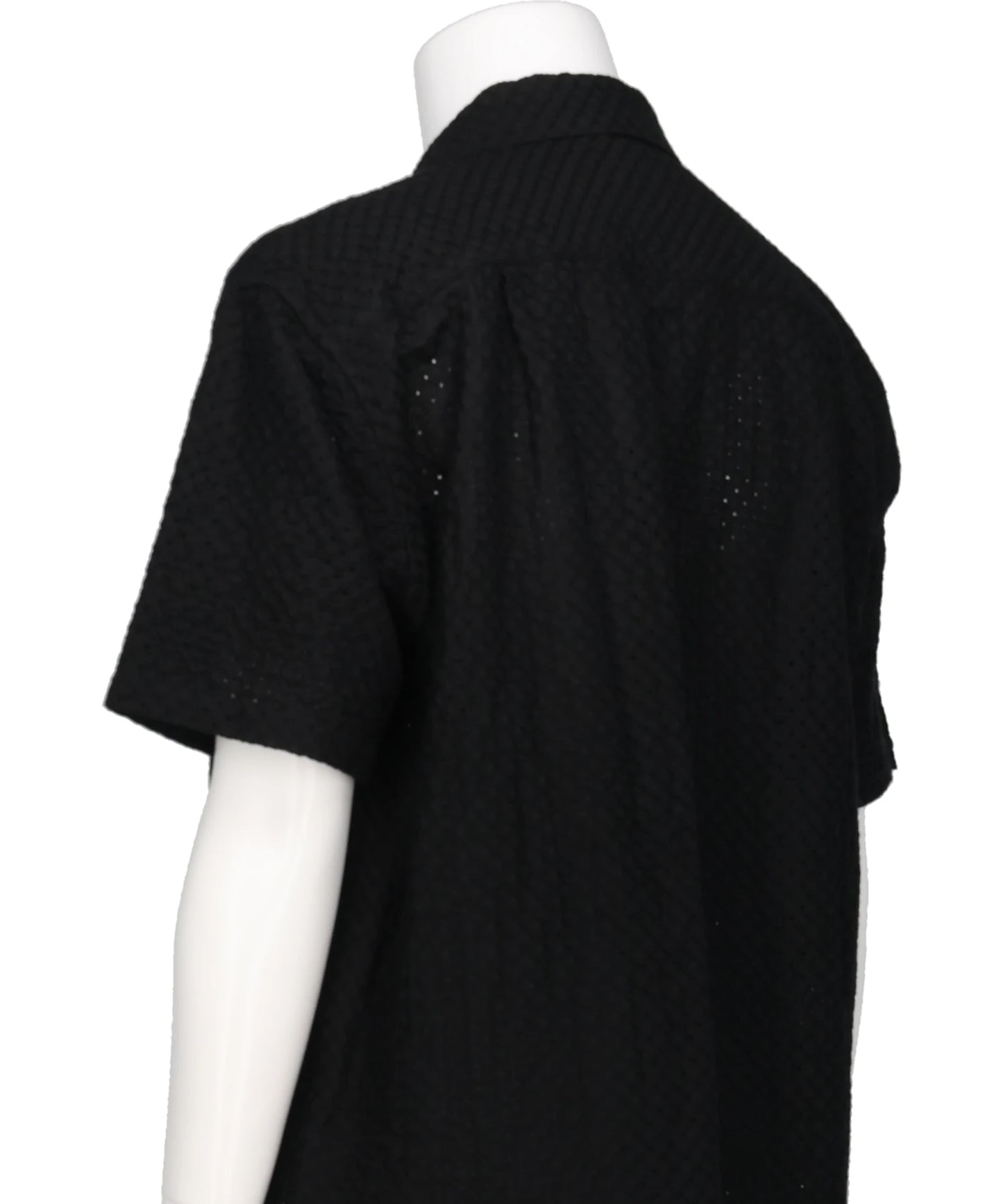 EMBROIDERY OPEN COLLAR SHIRT