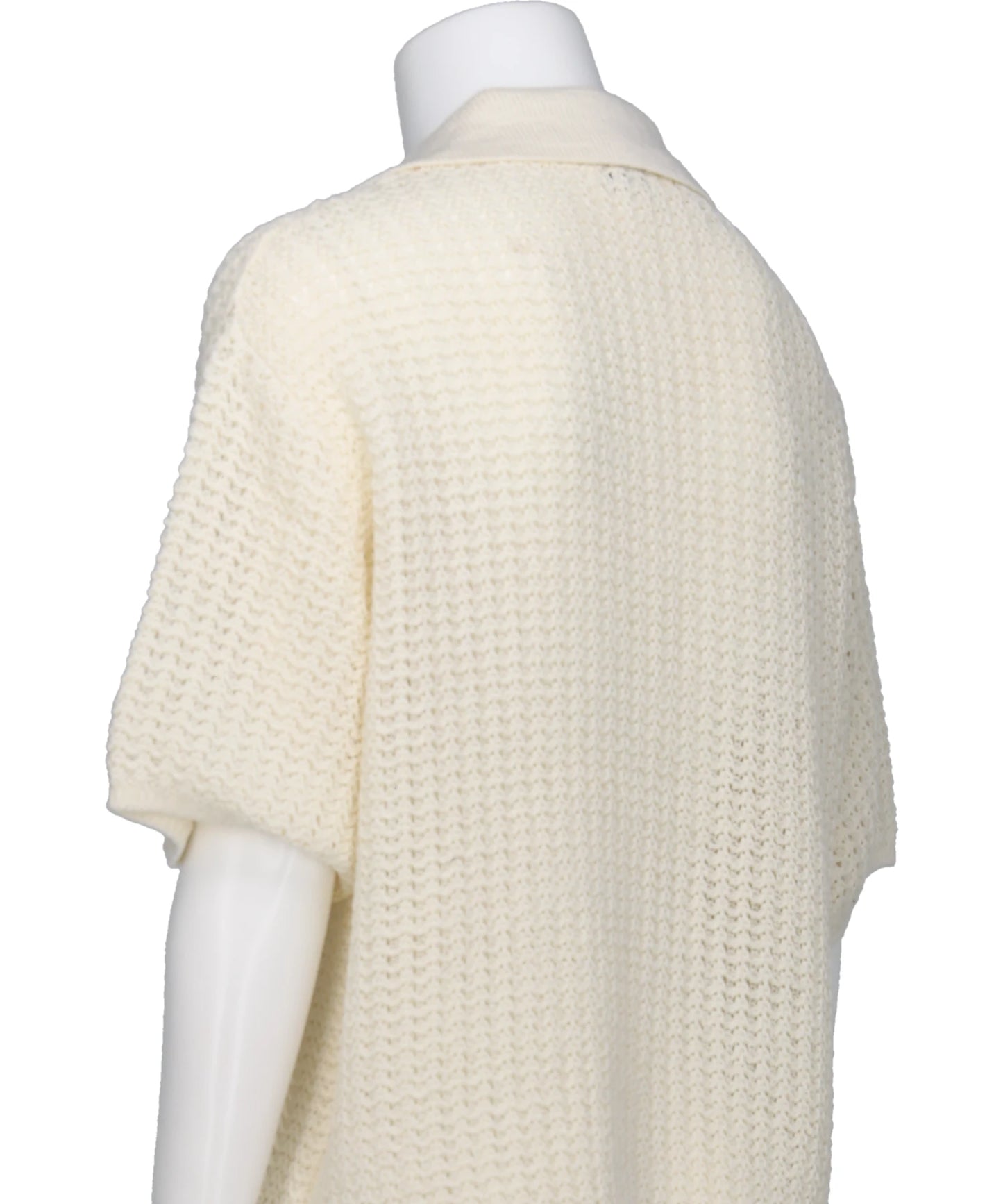 MESH KNIT SKIPPER POLO SHIRT