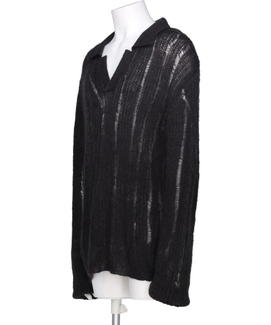 SILK MOHAIR SKIPPER SWEATER