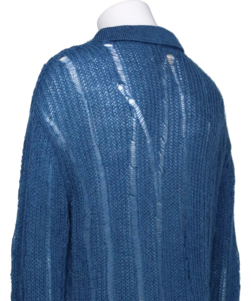 SILK MOHAIR SKIPPER SWEATER