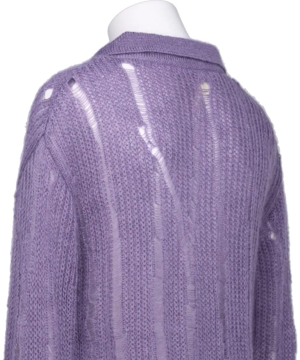SILK MOHAIR SKIPPER SWEATER