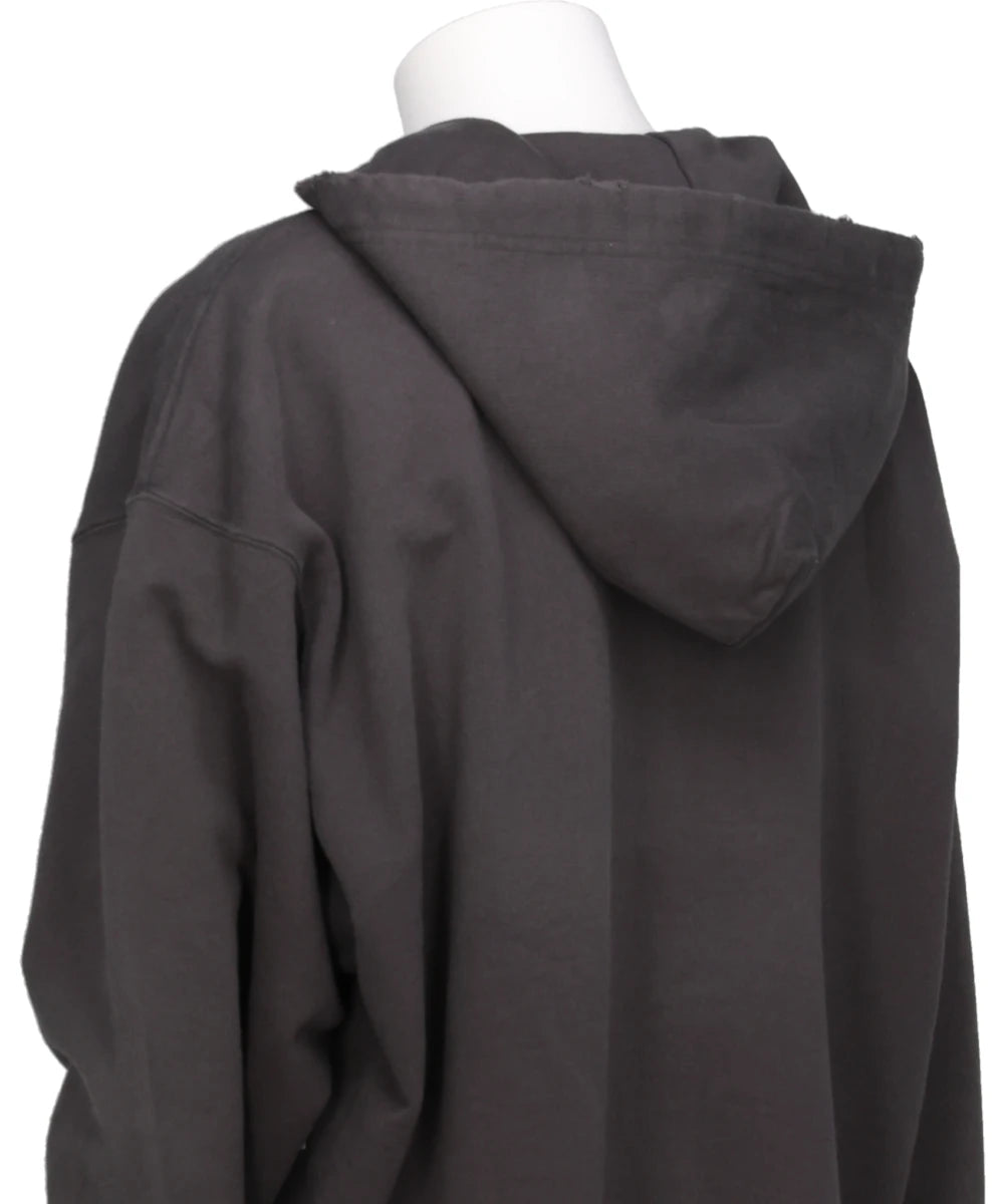 EMBELLISHED DISTRESSED PARKA