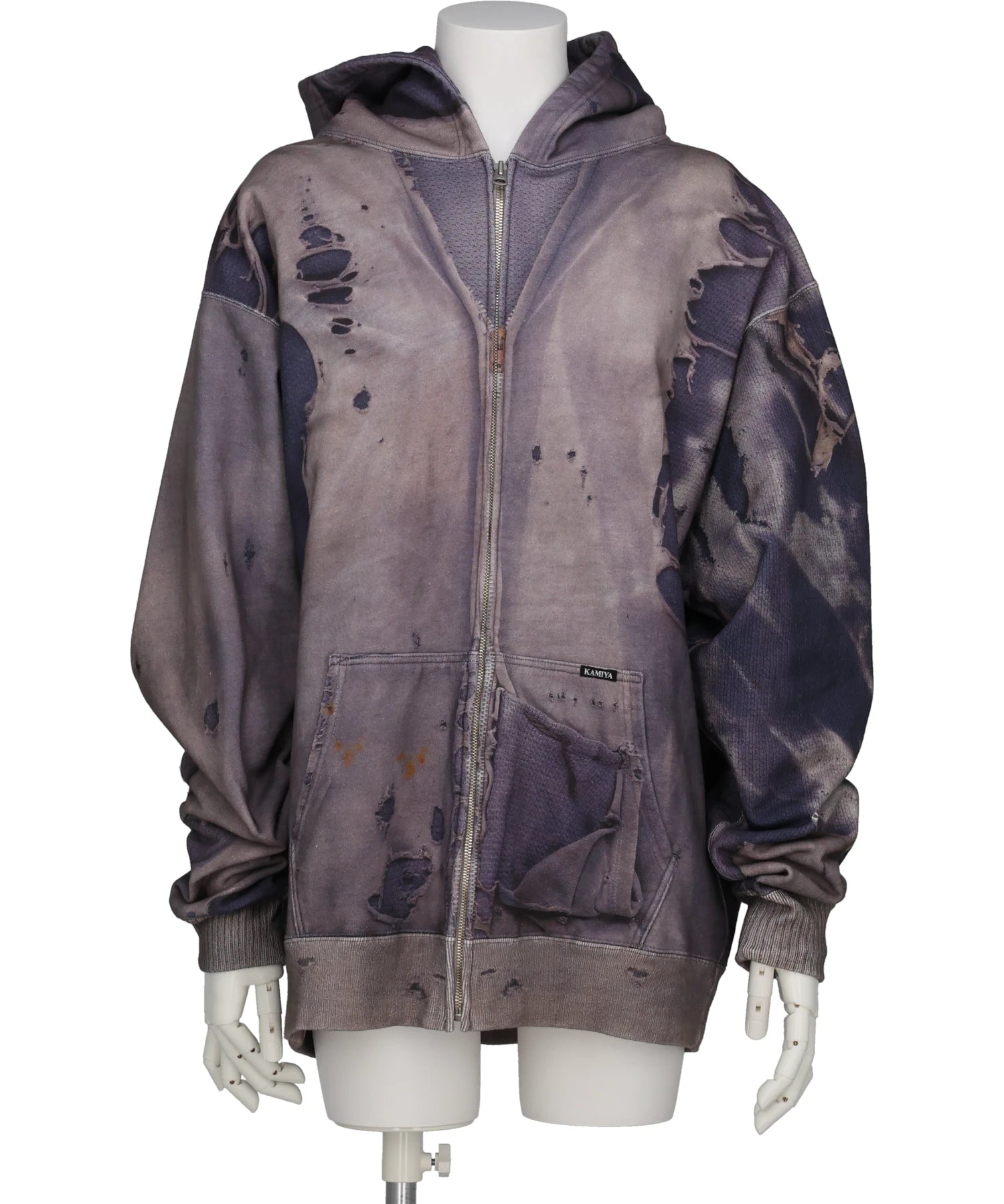 KAMIYA(カミヤ) TROMPE L'OEIL PRINT ZIP HOODIE – MIDWEST ONLINE STORE