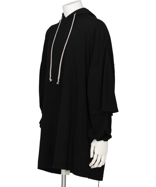 TOMMY HUSTLER HOODIE - BLACK