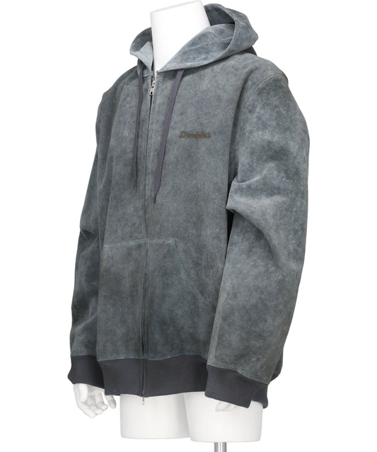 SHEEP LEATHER HOODIE