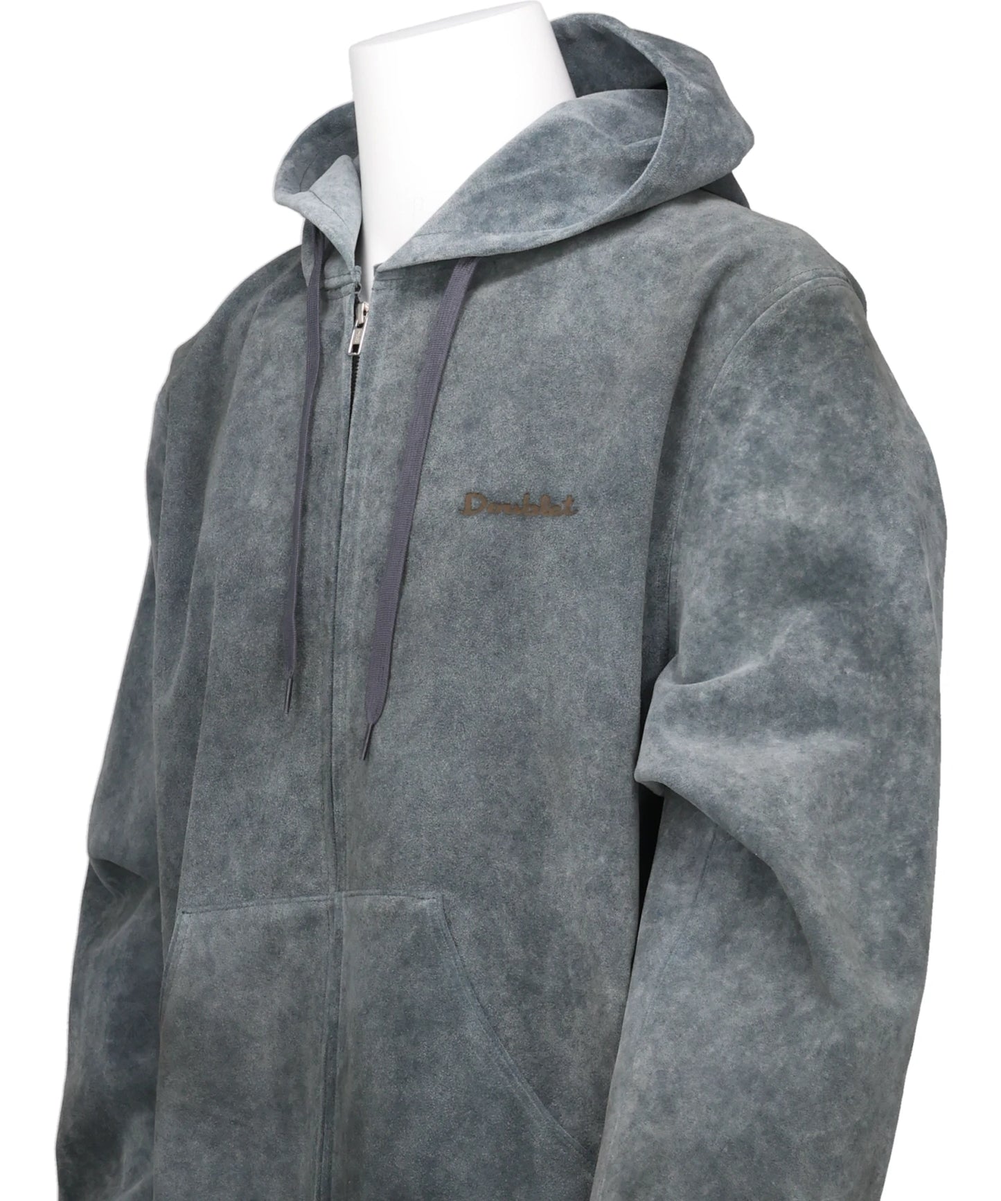 SHEEP LEATHER HOODIE
