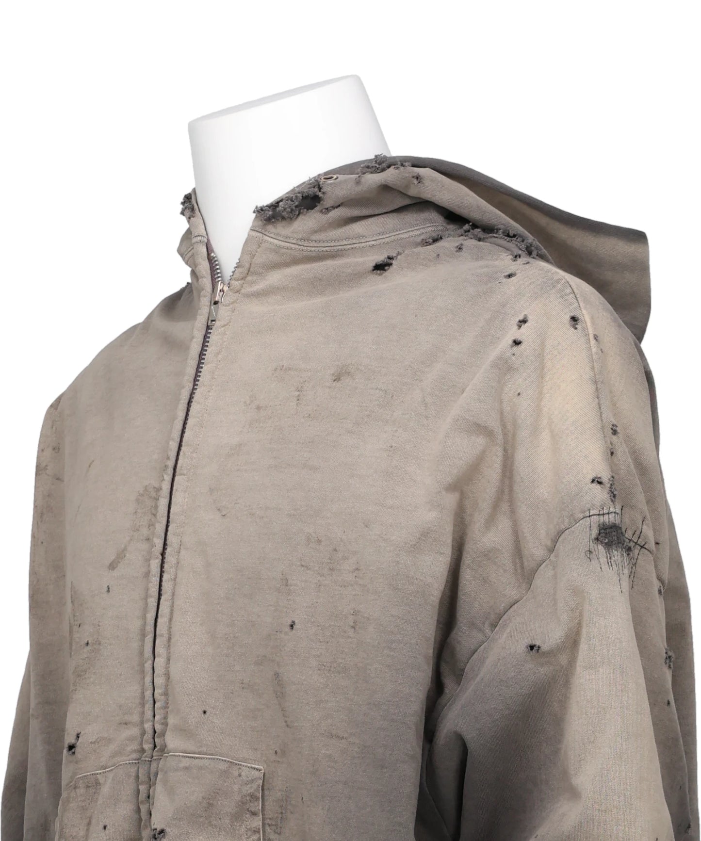 DOUBLE FACE ZIP HOODIE