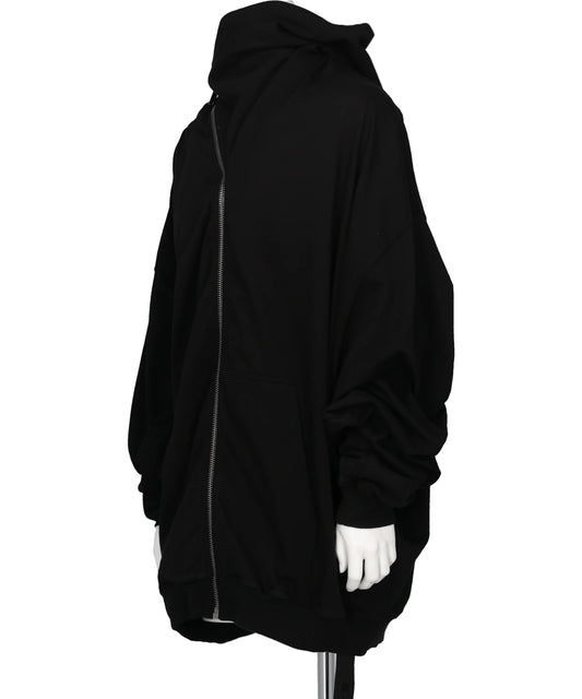 MOUNTAIN HUN HOODIE - BLACK
