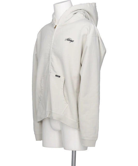 "GREATNESS ACT-COOL"EMBROIDERED ZIP HOODIE
