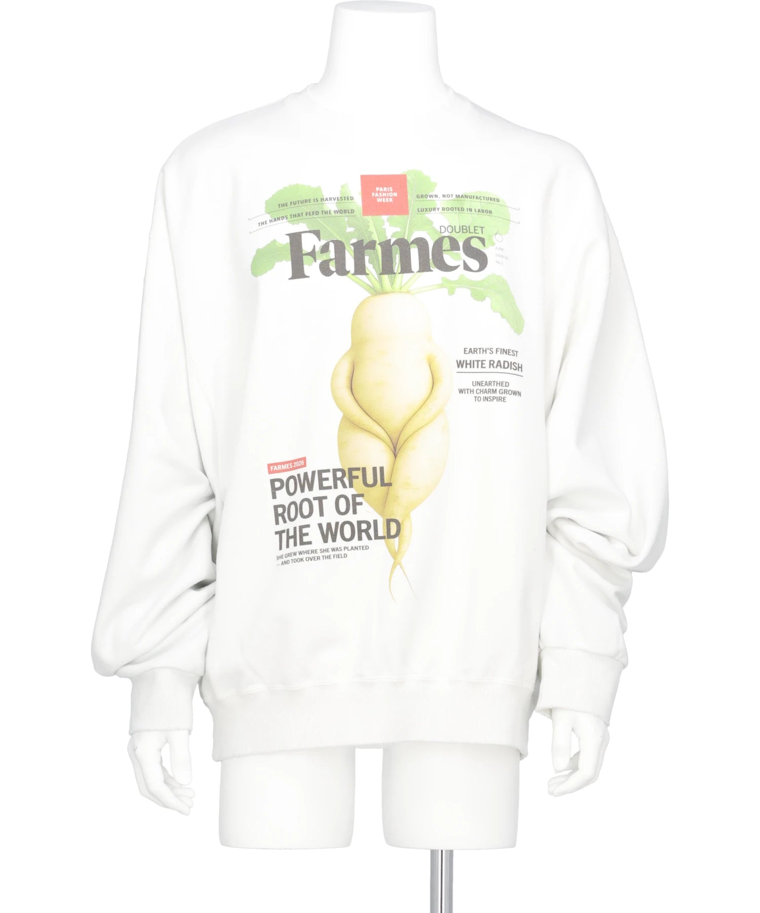 トップス doublet Farmes Magazine Cover SweatShirt FARMES MAGAZINE COVER SWEAT SHIRT – MIDWEST ONLINE STORE